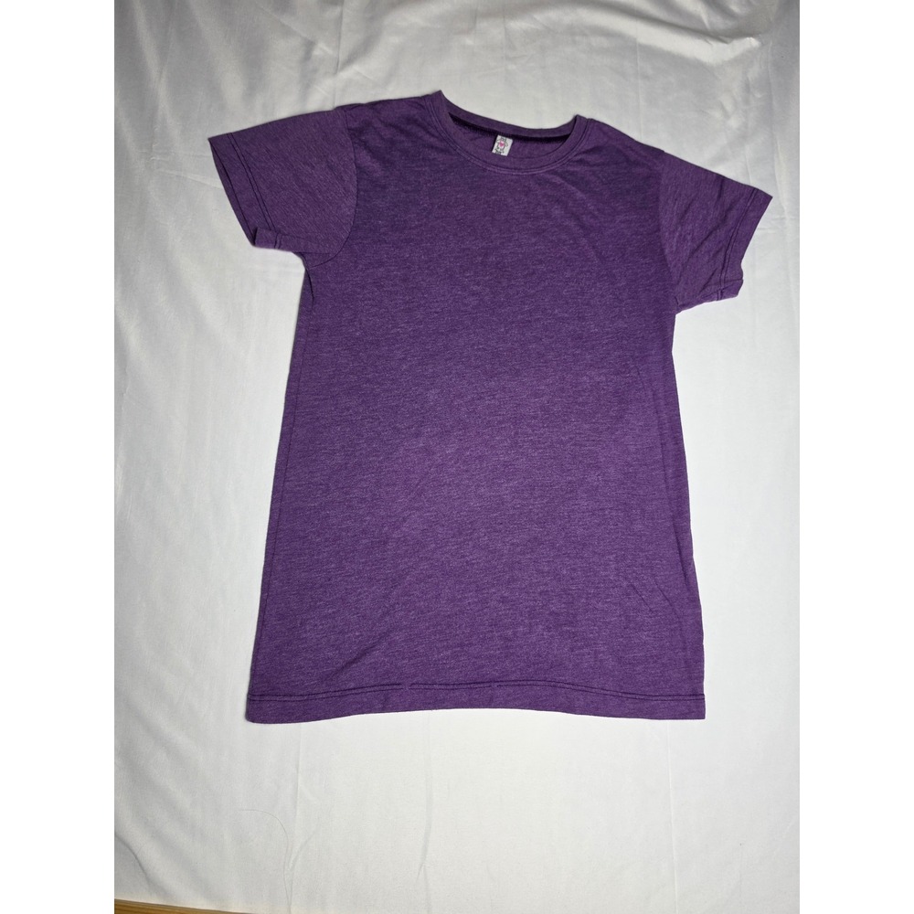American Apparel Purple Heather Crewneck T-Shirt Vintage Made in USA Medium